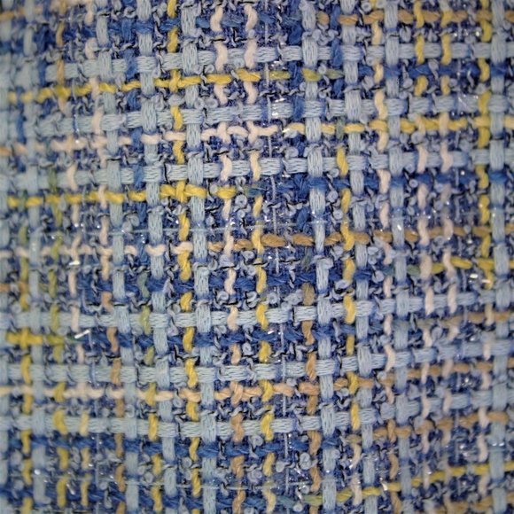 Karen Scott | Blue Tweed Skirt - Picture 4 of 7